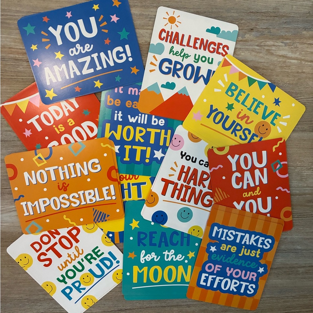 Colorful Empowering notes for kids bundle